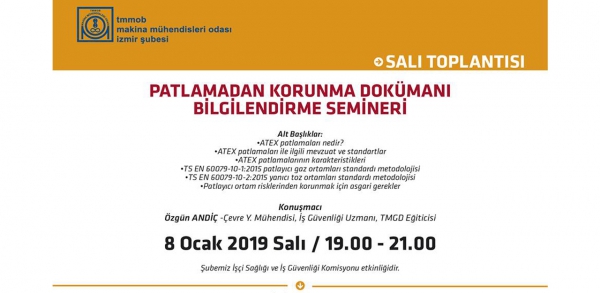 Patlamadan Korunma Dokümanı Bilgilendirme Semineri